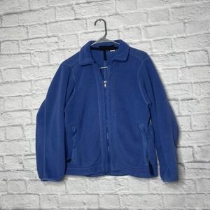 VTG Patagonia Synchilla Blue Fleece Full Zip Long Sleeve Jacket Women's Small